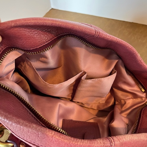 Coach Pebbled Leather Hobo Shoulder Bag - Picture 5 of 15